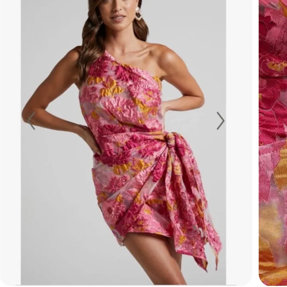Reverse Pink Floral Women's Dress